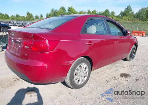 2010 Kia Forte Ex z USA, uszkodzony, nr VIN KNAFU4A2XA5095660